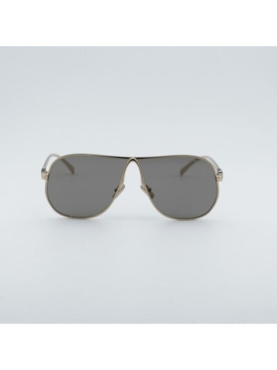 Miu Miu MUA56S ZVN80Q Sunglasses Pale Gold Geometric Frame, Dark Grey Lenses main image 11